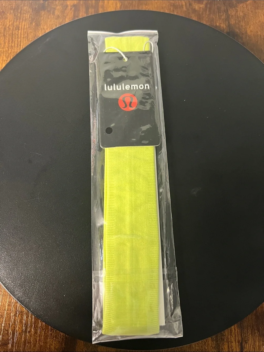 lululemon athletica Bright Neon green Performance Headband
